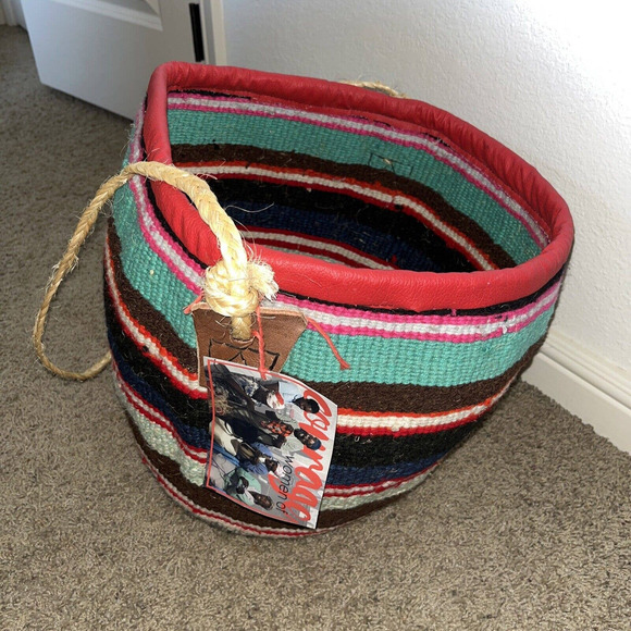 Woman of Courage Accents Nwt Bolga Market Basket Hand Woven African Xl Women Of Courage